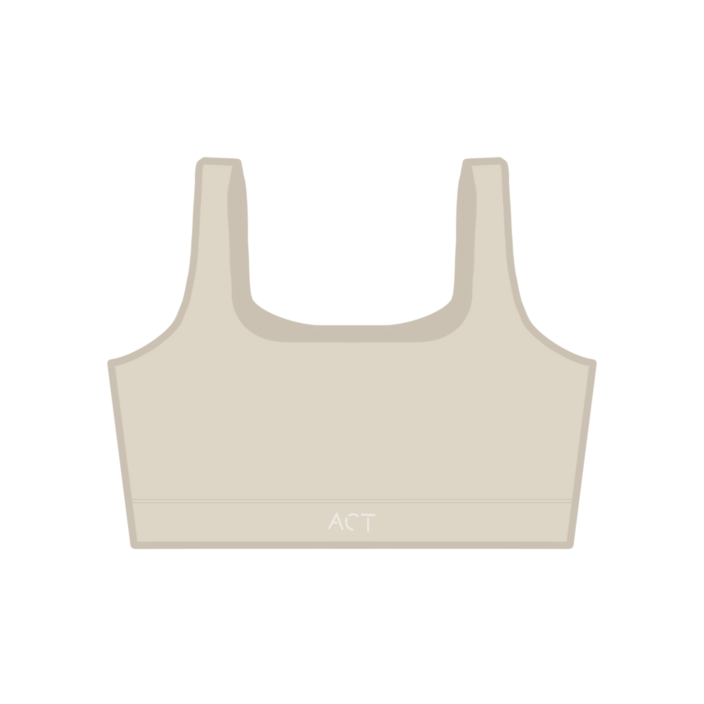 Box Cut Bra